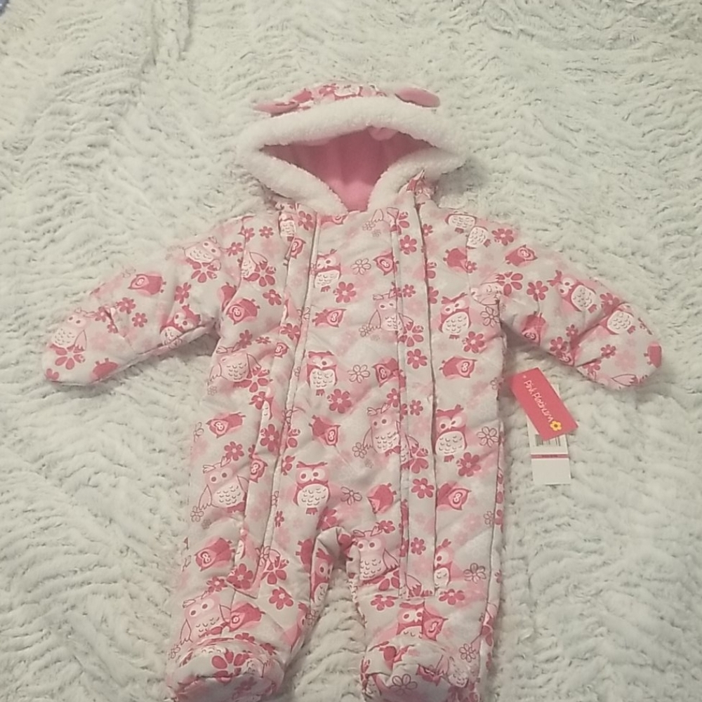 Pink Platinum baby snow suit